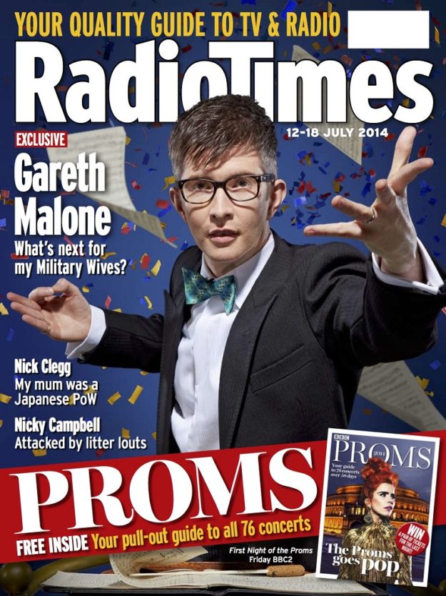 Gareth Malone Radio Times photoshoot cover