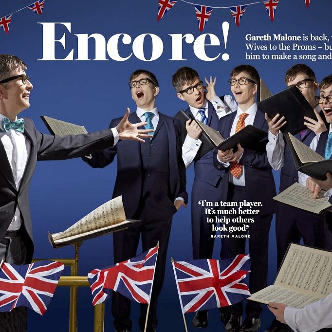 Gareth Malone Radio Times photoshoot spread