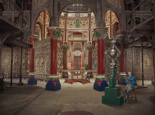 'Old Father Thames' project - Cathedral of the Marshes 2022 - Photographer julia_fullertonbatten / mairjoint_stylist / Hair and Makeup catlhairandmakeup . 