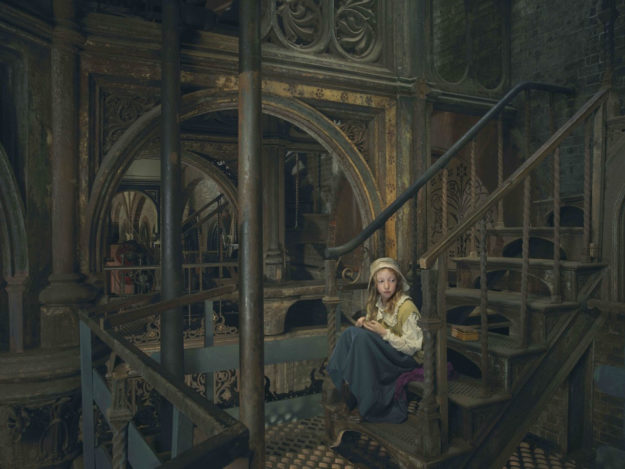 'Old Father Thames' project - Cathedral of the Marshes 2022 - Photographer julia_fullertonbatten / mairjoint_stylist / Hair and Makeup catlhairandmakeup . 
