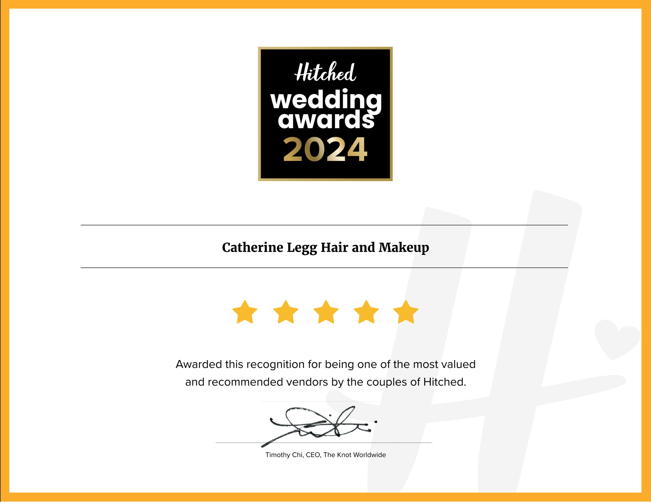 wedding-award Hitched Wedding Award Winner 2024